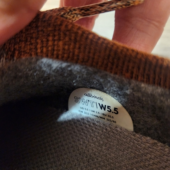 Allbirds Orange Trail Runner Hiking Athletic Womans Shoes Size 5.5 - Picture 9 of 10